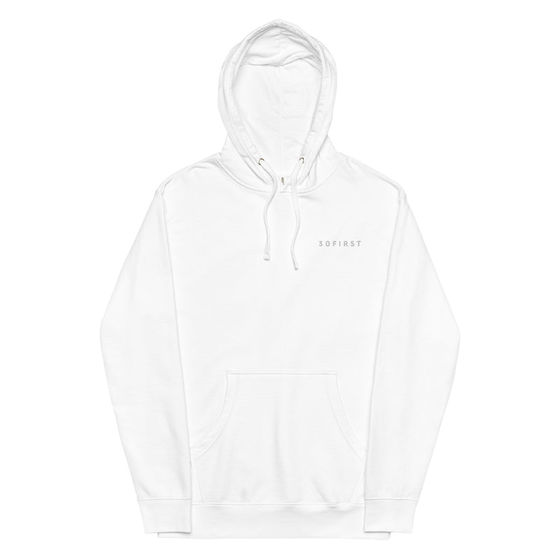 White On White 30FIRST Hoodie