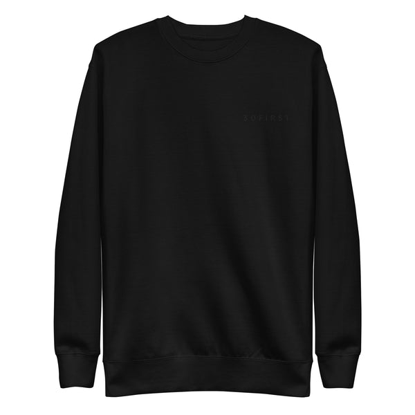 Black On Black 30FIRST Sweatshirt (slim fit)